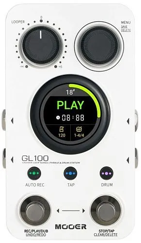 Mooer GL100 Groove Loop&Drum Station Педаль эффектов Лупер/Драм-машина.